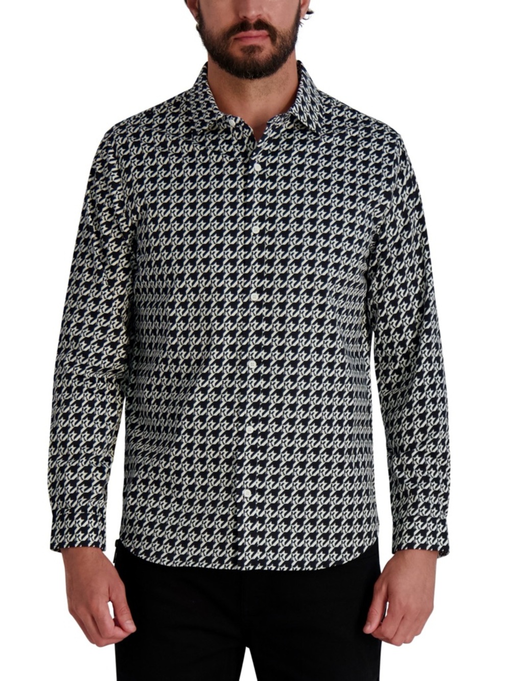 Karl Lagerfeld Men's Long Sleeve Shirt